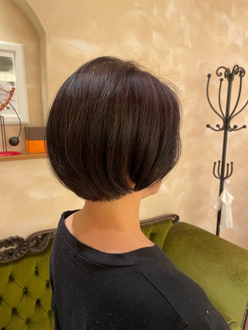 ショート ボブ ホノカのヘアスタイル
