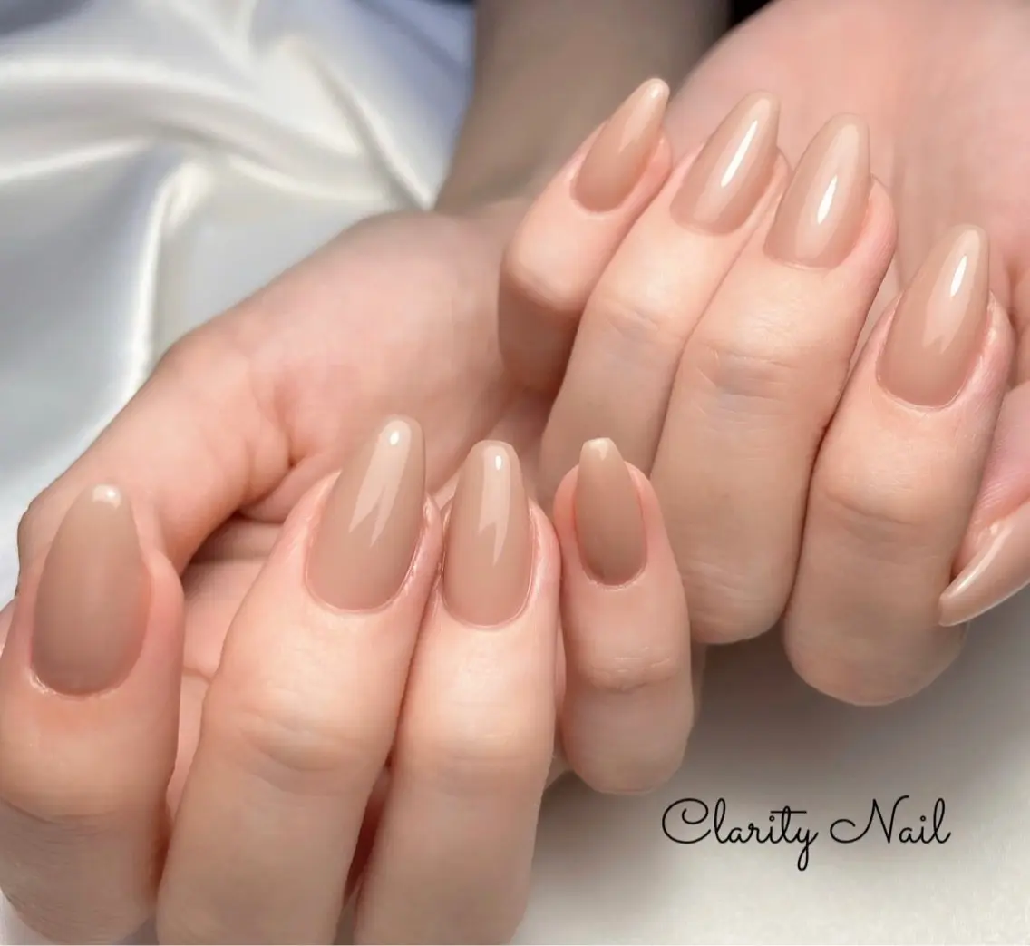 ネイル ワンカラーネイル ハンドネイル Clarity Nailのネイルデザイン