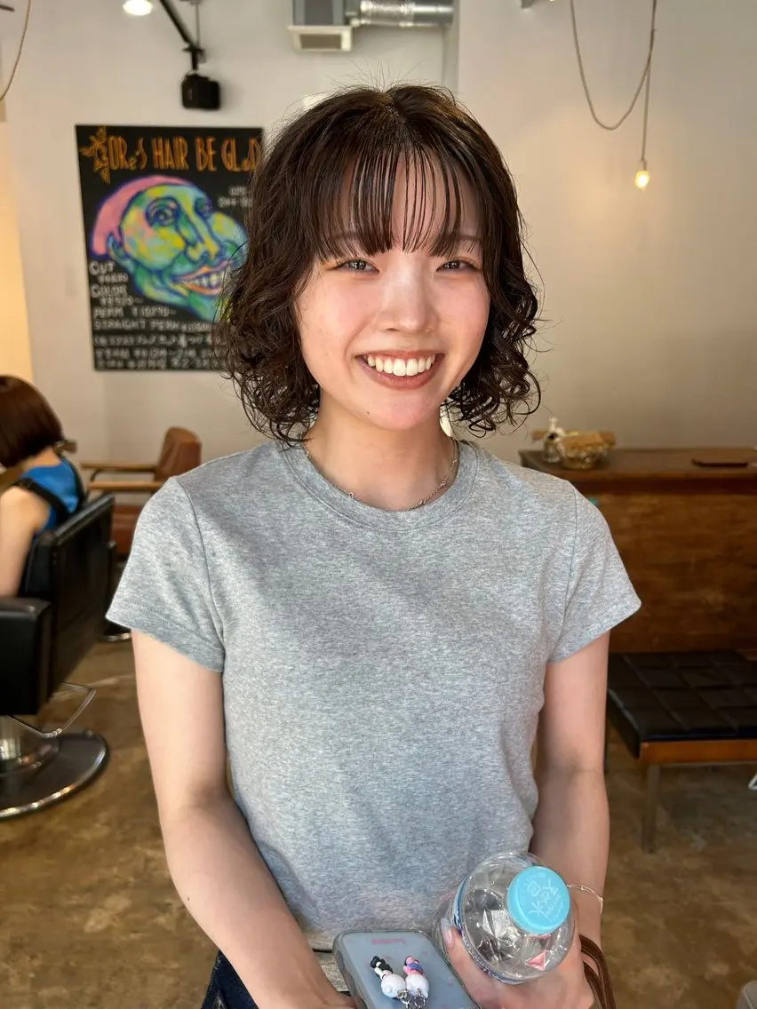 パーマ ORe'S HAIR BE　GLaDまなみのヘアスタイル