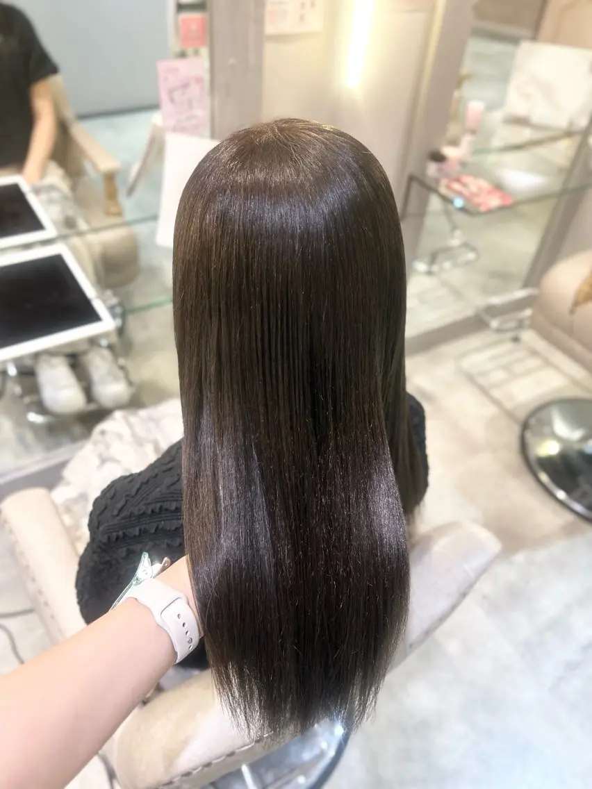 ロング カラー アッシュ 透明感カラー ラベンダーカラー ラベンダーアッシュ 🐰🎀艶髪特化 yuzuka🎀🐰のヘアスタイル