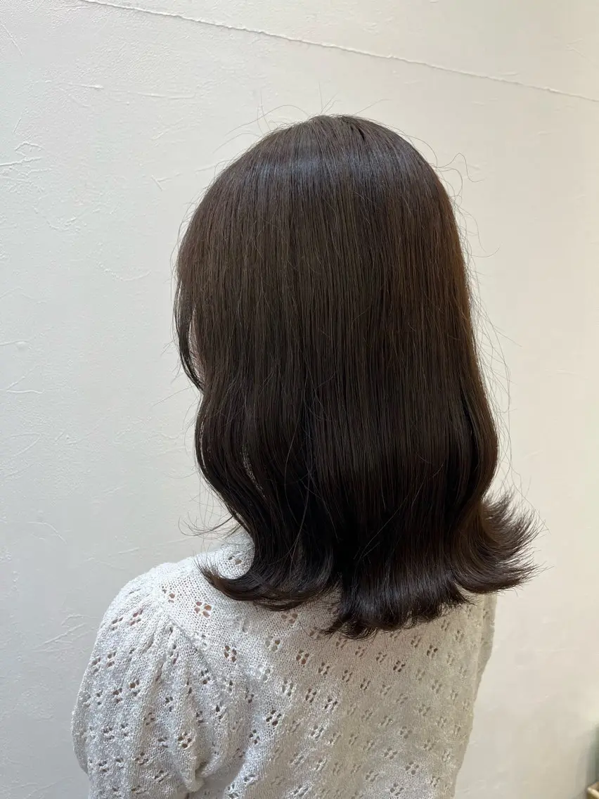 ミディアム ヘアカラー Yuzuki/モデル 募集中/今年デビューのヘアスタイル