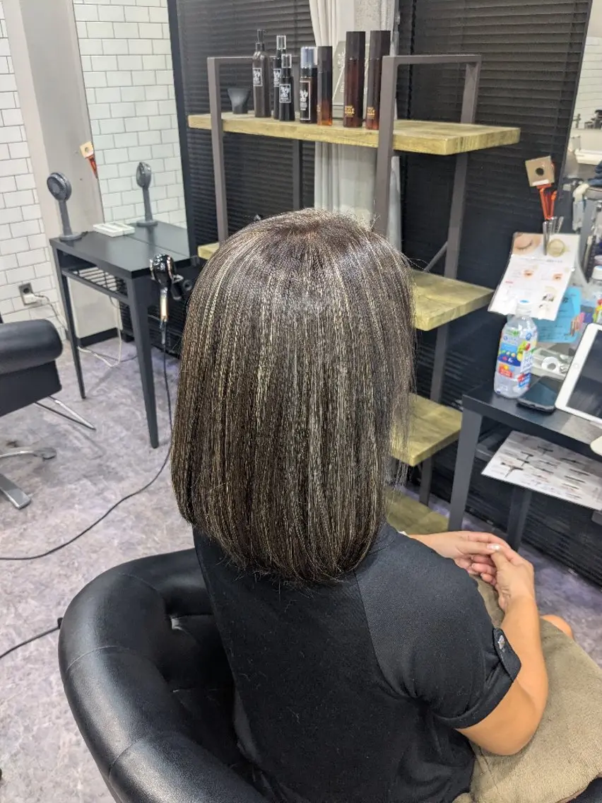 カラー 多田 遥香のヘアスタイル