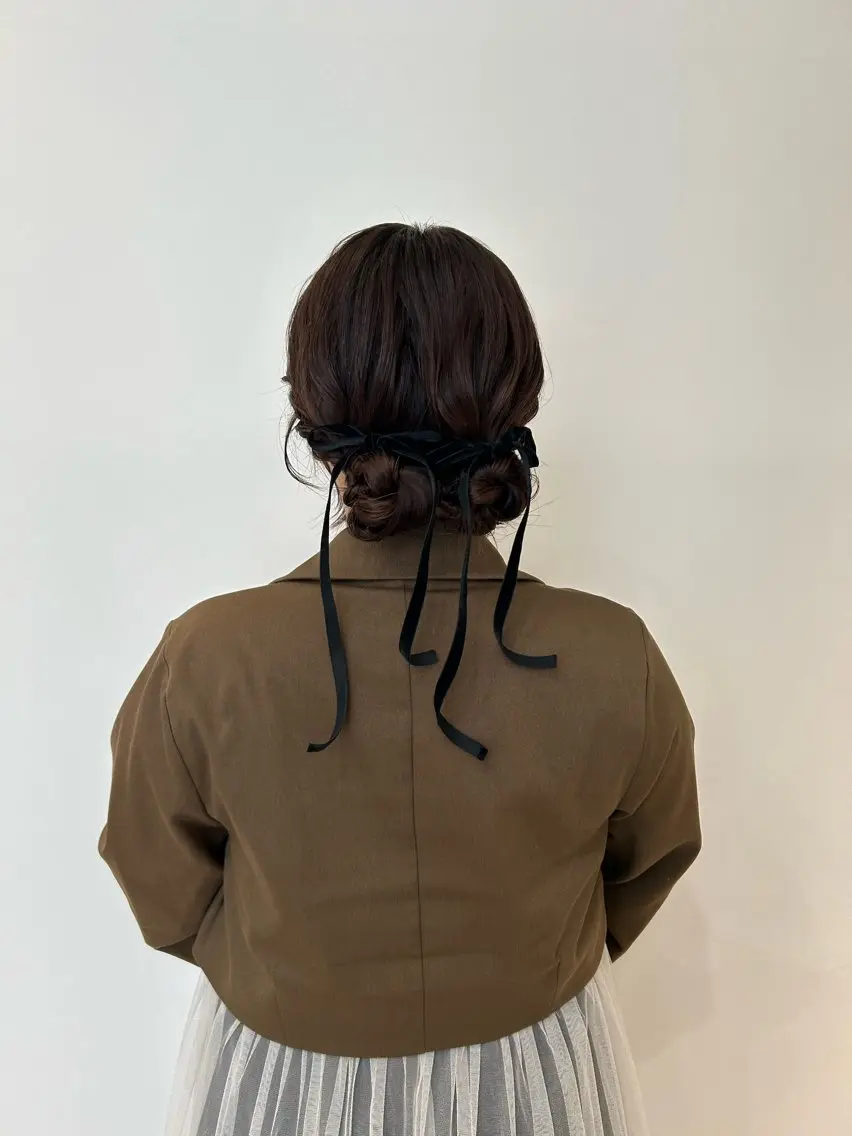 ヘアアレンジ ヘアセット hair set 髪質改善のヘアスタイル