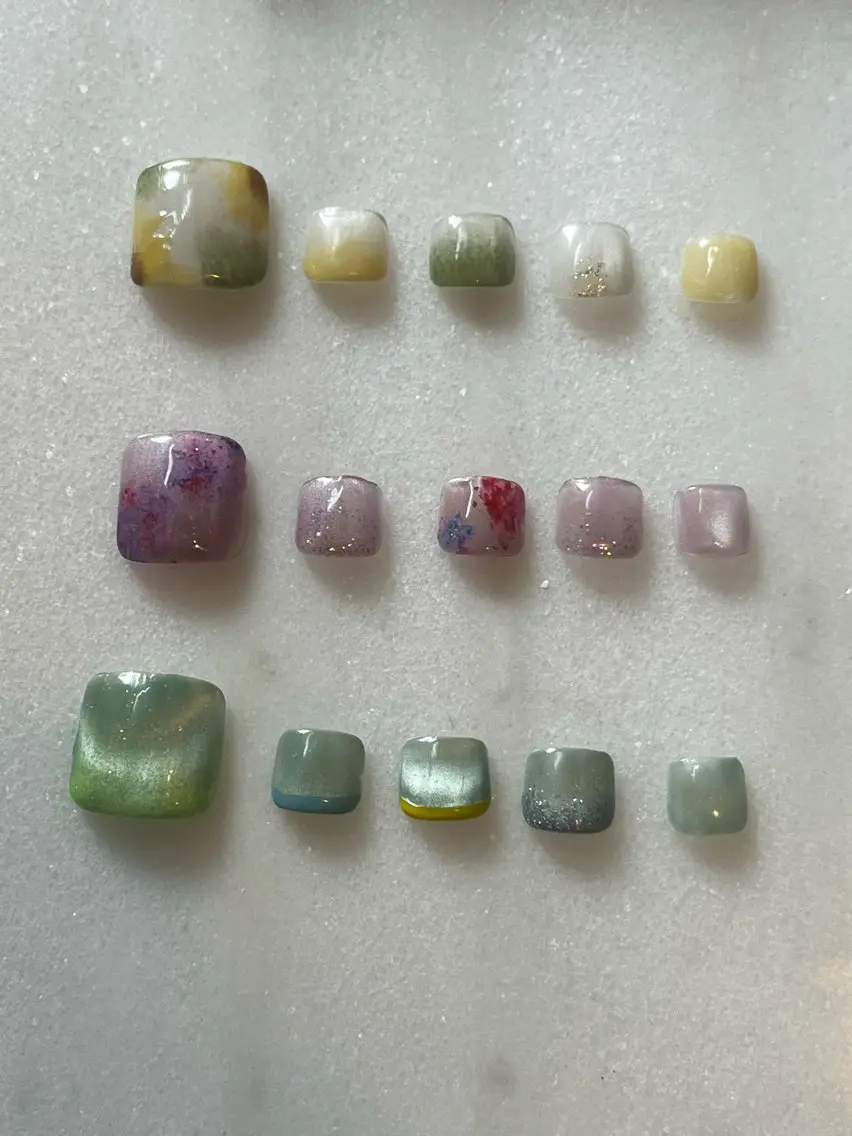 ネイル フットネイル フットネイル 〜Pearl me〜 Michiのネイルデザイン