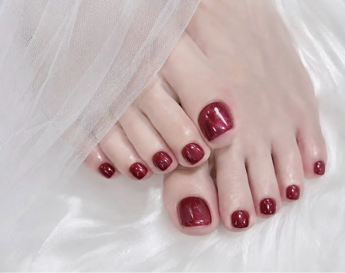 カラー フットネイル Riamy NAIL&HAIRのネイルデザイン