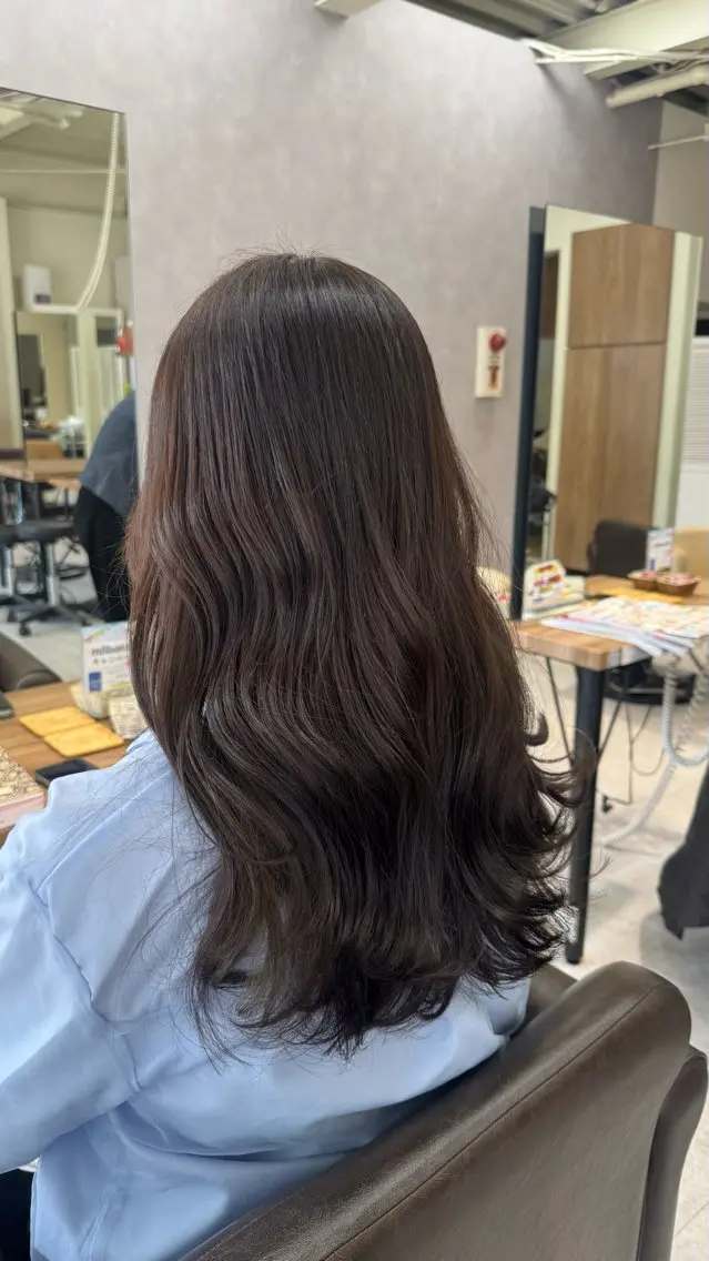 ロング カット ヘアカラー トリートメント 🫧山中 沙希🫧のヘアスタイル
