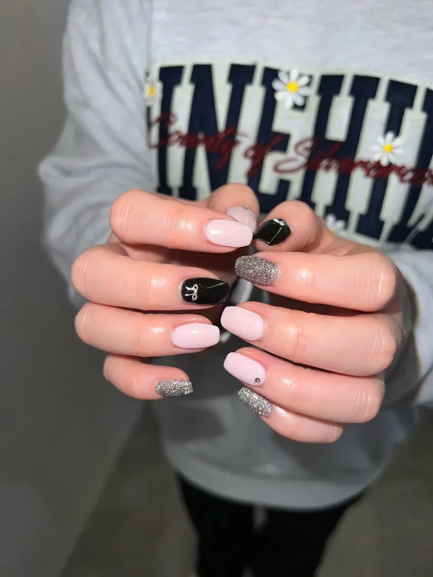 ネイル フラッシュネイル ジェルネイル マグネットネイル ニュアンスネイル パラジェル ハンドネイル ハンドケア Bana_ Nailのネイルデザイン