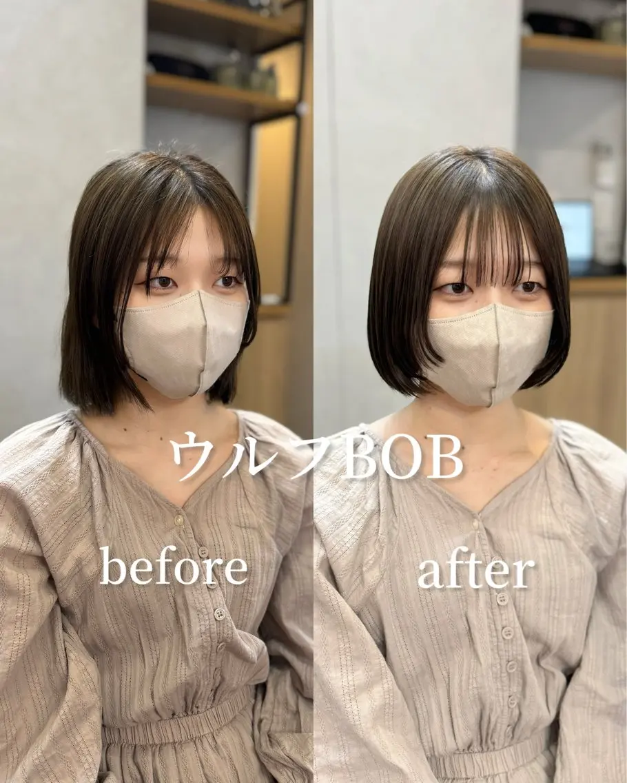 セミロング 髪質改善 似合わせカット 縮毛矯正 トリートメント 吉祥寺プルエクステ 🌟Hiraiのヘアスタイル