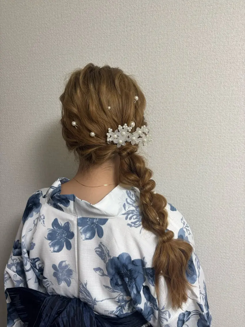 【ミニモ限定🎀】サイド編み下ろし✨の写真