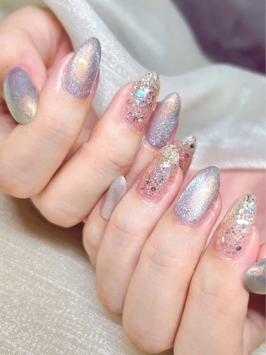 ネイル ジェルネイル マグネットネイル LUKA NAILのネイルデザイン