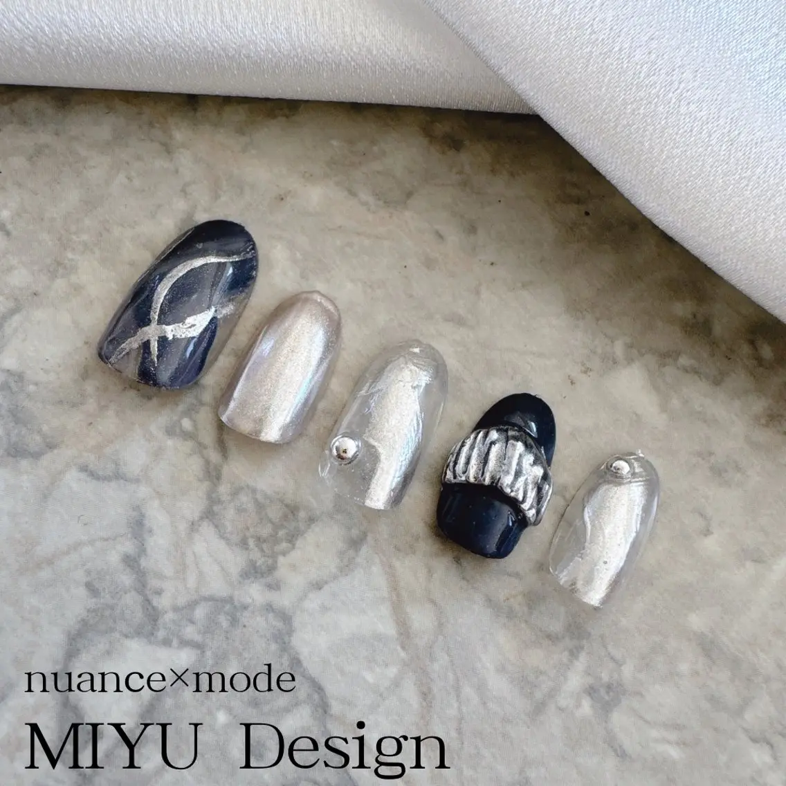 ネイル アートネイル MignonReve 🫧MIYUのネイルデザイン