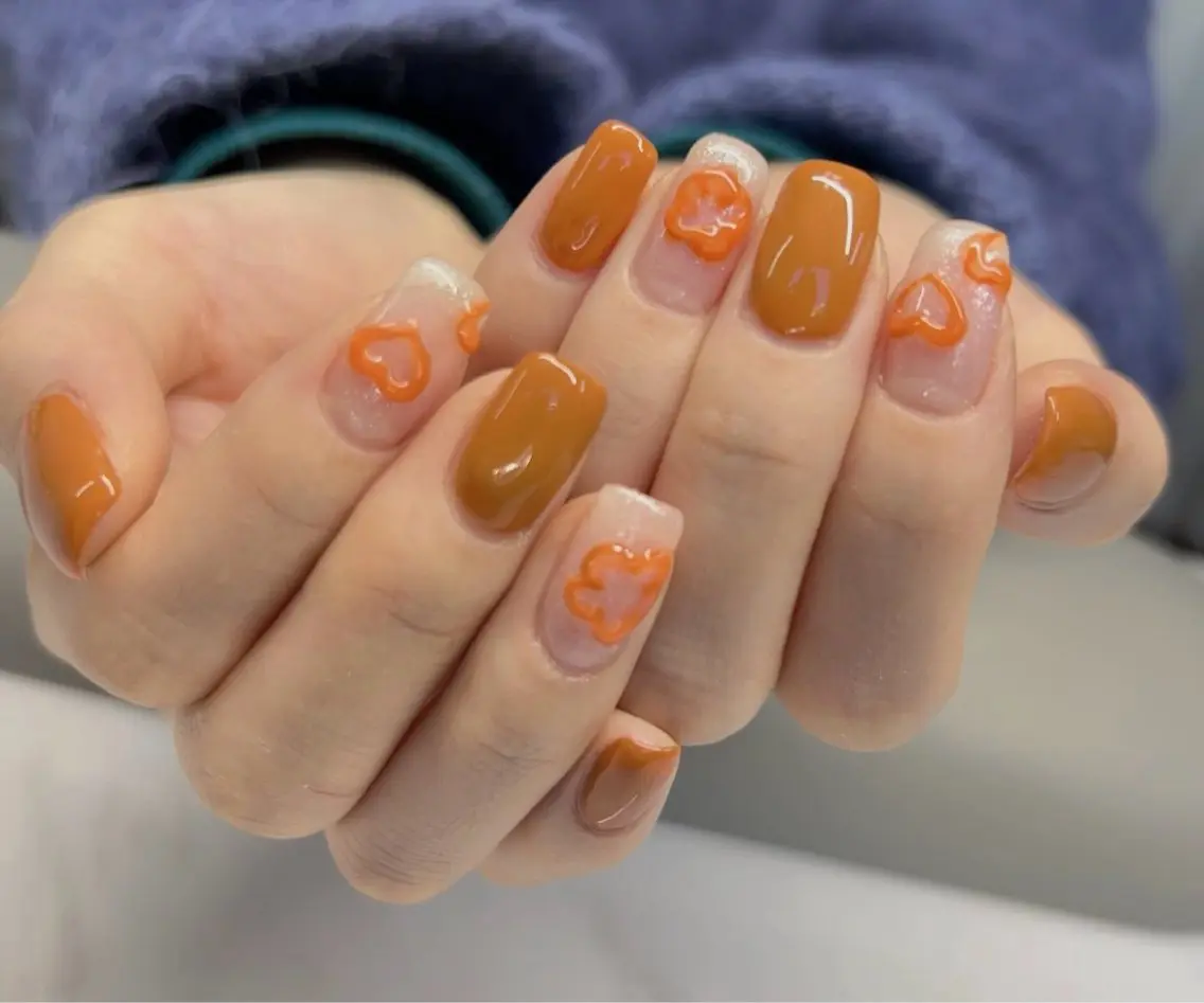 ネイル 成人式 フレンチネイル ジェルネイル グラデーション マグネットネイル ハンドネイル Rika  nail cocoのネイルデザイン