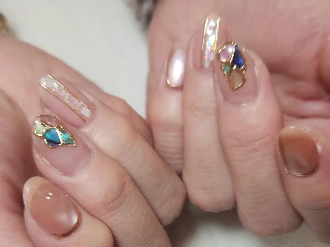 ネイル 春ネイル ハンドネイル NailSalon N.中目黒のネイルデザイン