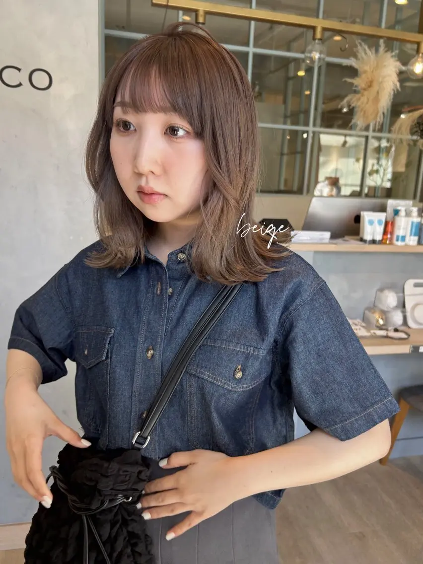ミディアム カラー kanami - ROCCO -のヘアスタイル