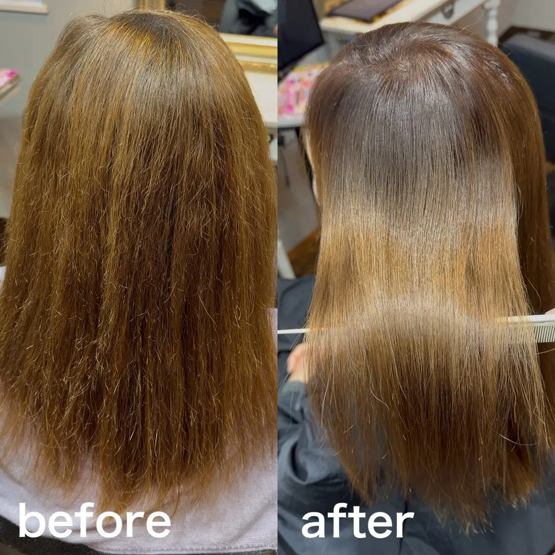 ロング 伸ばしかけ 髪質改善 縮毛矯正 トリートメント BLOOM柏 Kazuのヘアスタイル