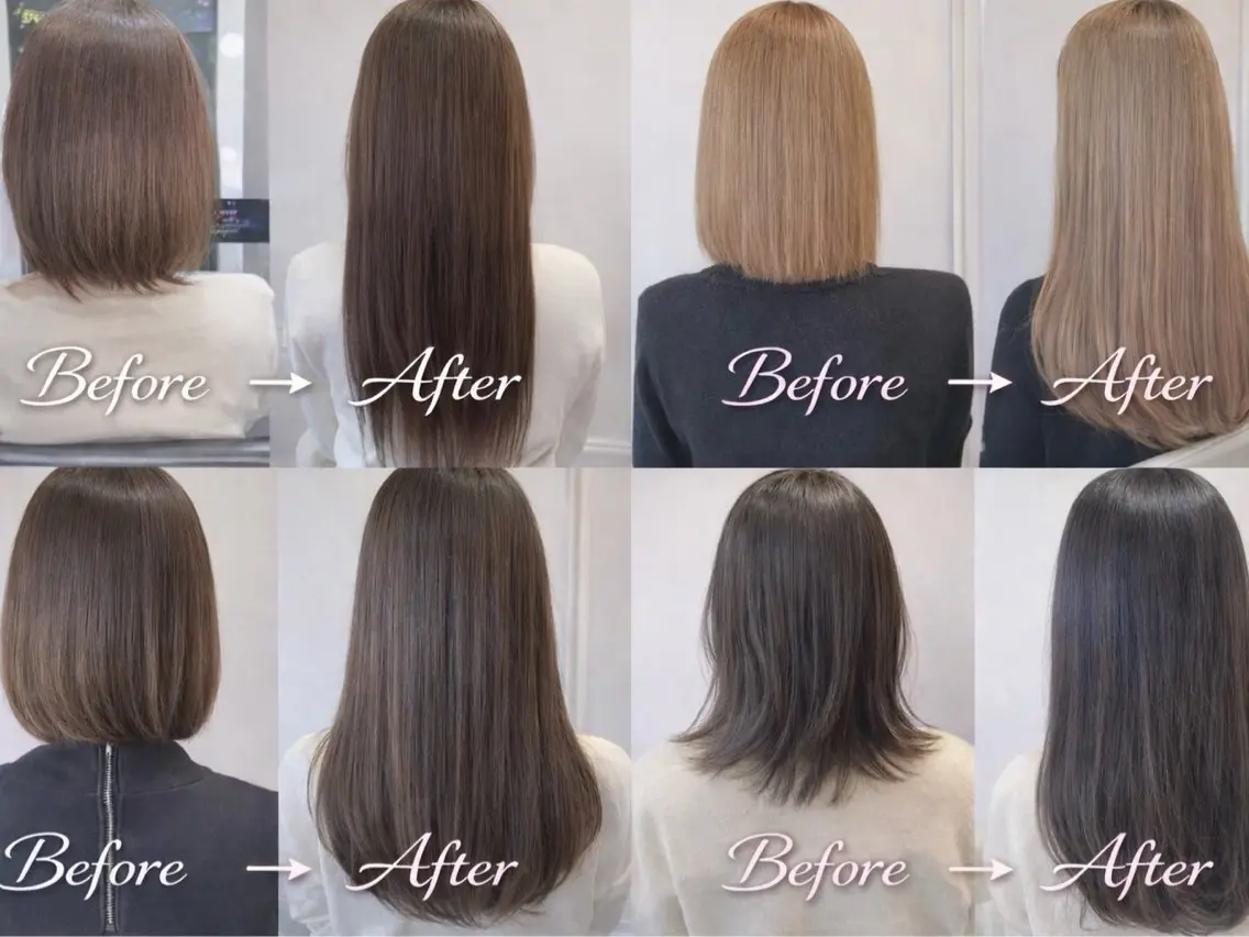 ロング カット エクステ ビューティサロン ミルクのヘアスタイル