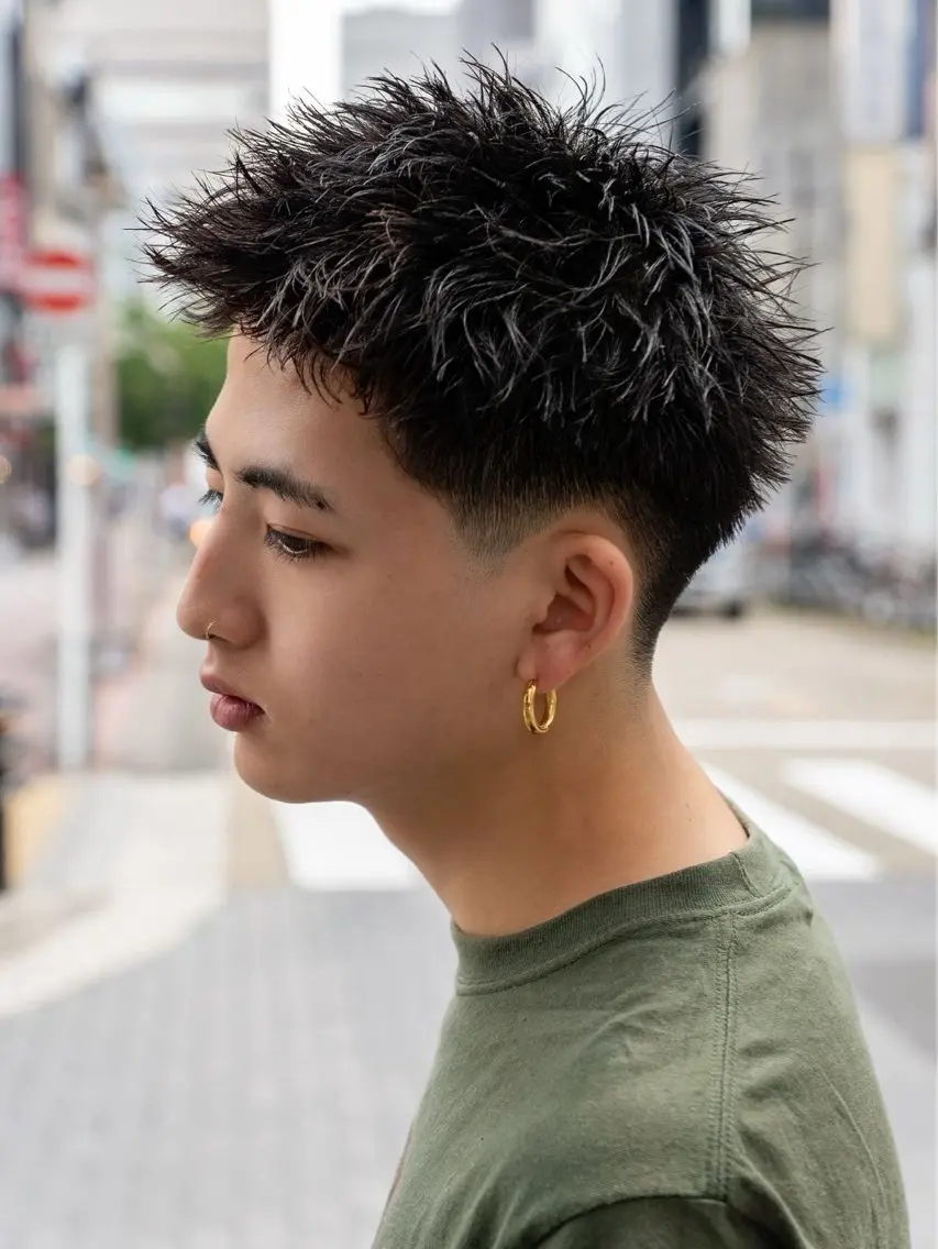 ショート パーマ メンズ カット パーマ kohei 【期間限定募集】のヘアスタイル