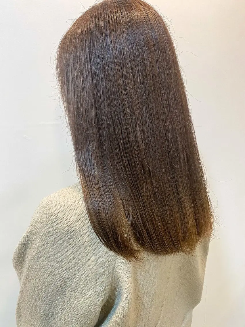 セミロング カラー HIROSE 蘇我2号店のヘアスタイル