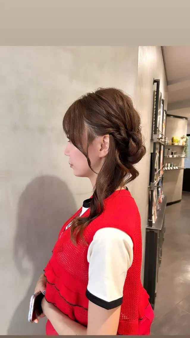 ロング ヘアアレンジ ヘアセット タナカ カナ🫧のヘアスタイル