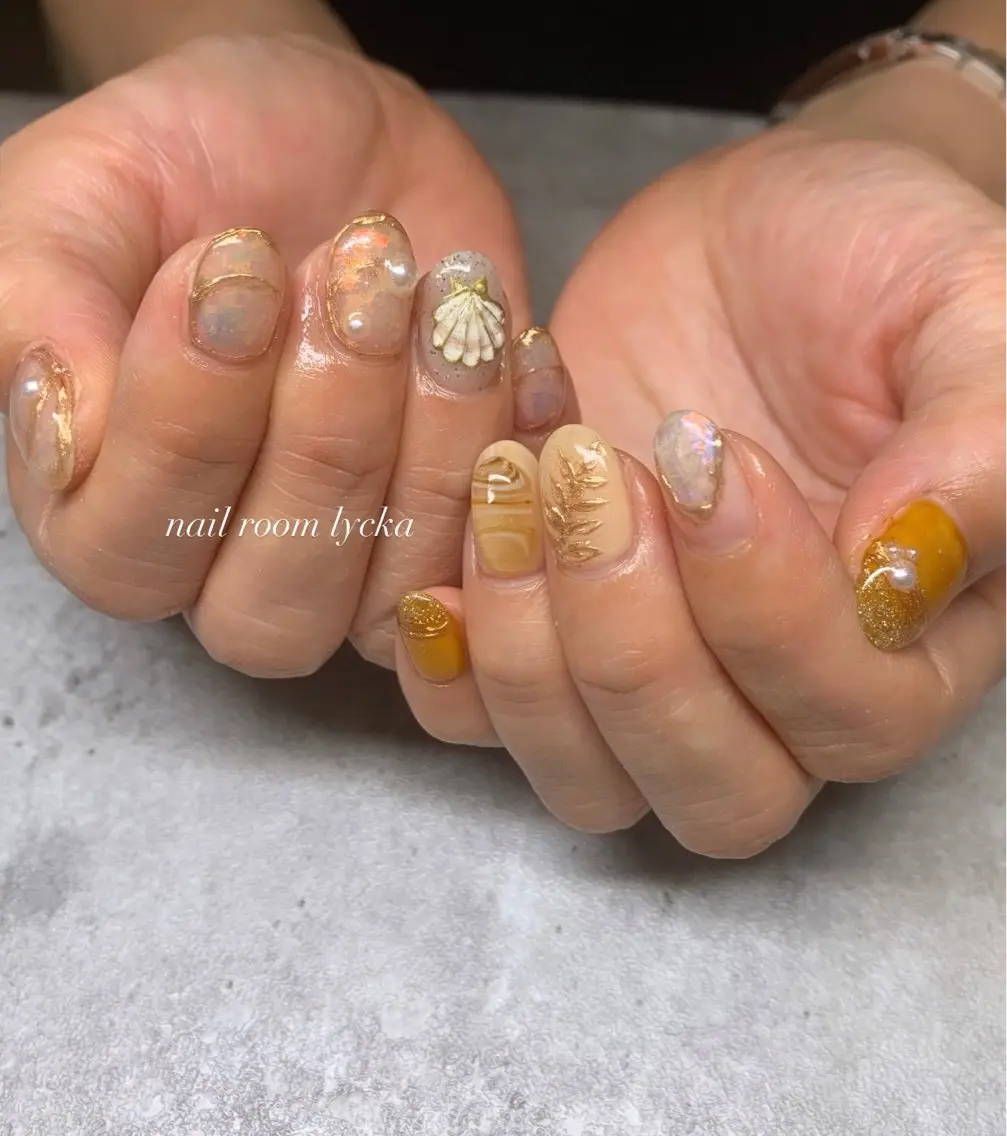 ネイル ﾈｲﾙﾙｰﾑﾘｯｶ 𝐦𝐚𝐲𝐮のネイルデザイン