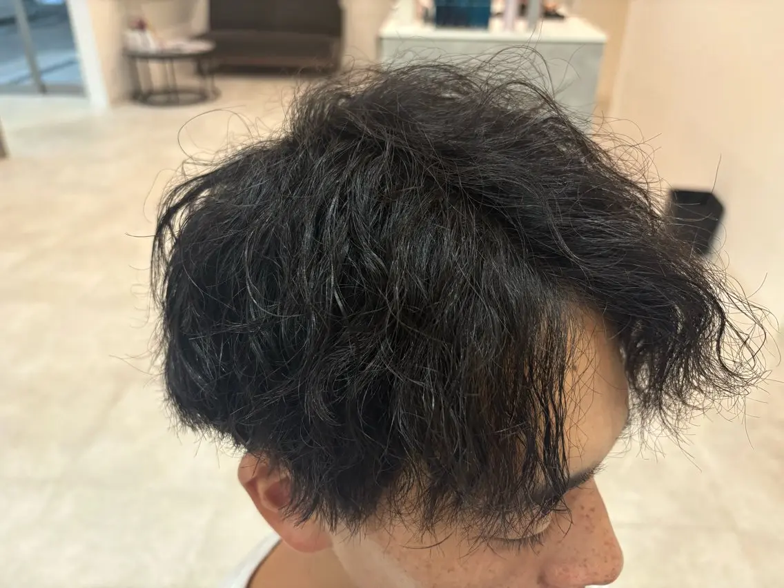 パーマ メンズ moi Blanc/ Aoyagiのヘアスタイル