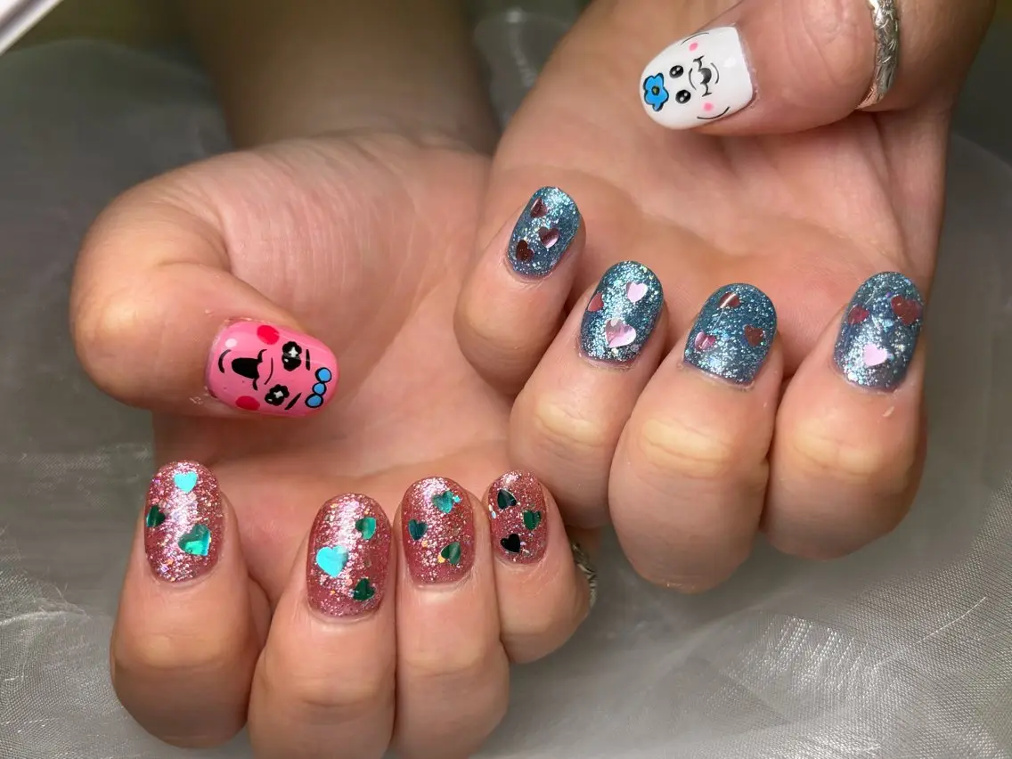 ネイル ハンドネイル Mana‪ ‪·͜· ❤︎‬のネイルデザイン