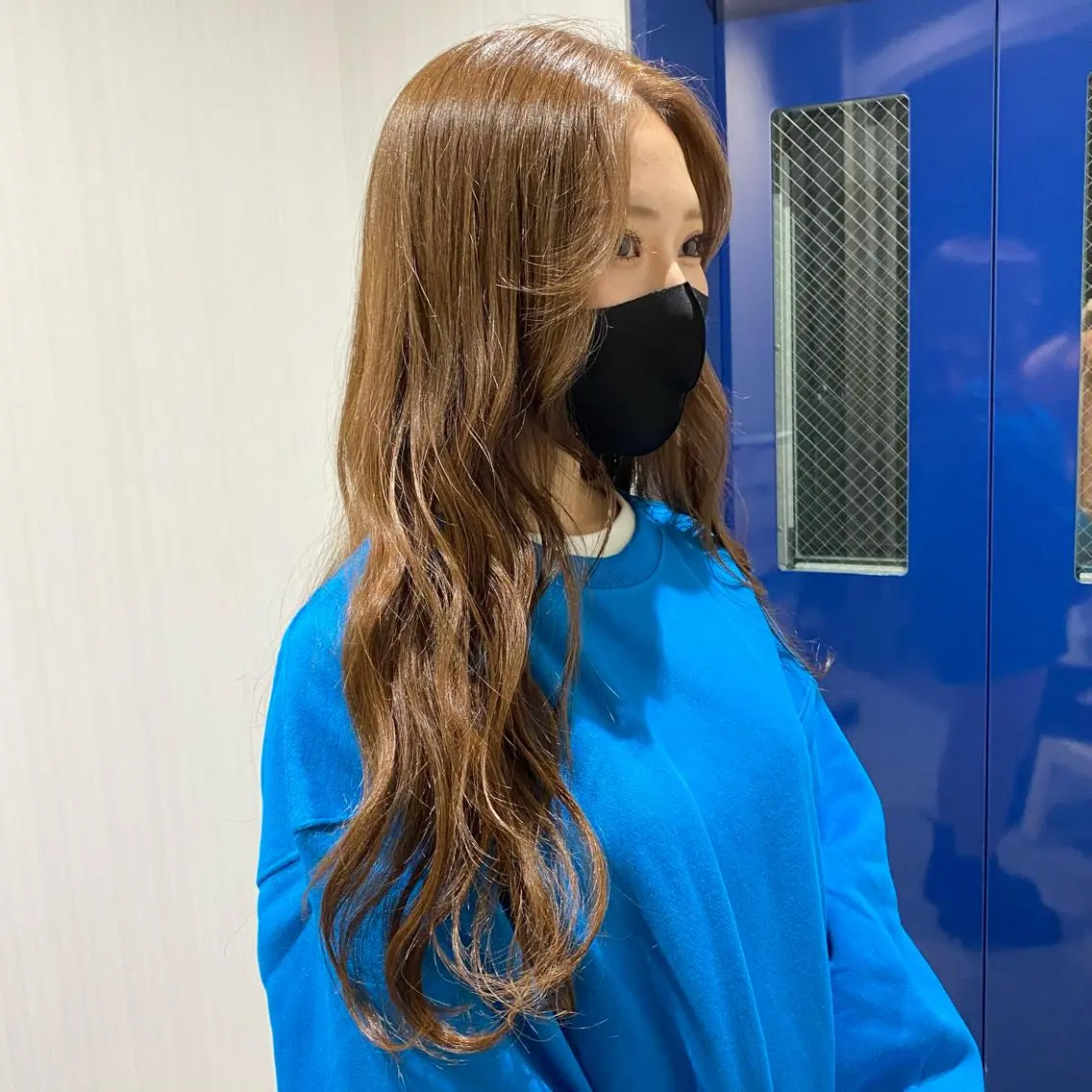 ロング カラー ベージュカラー 神奈川大学最寄り白楽 三本松巧のヘアスタイル