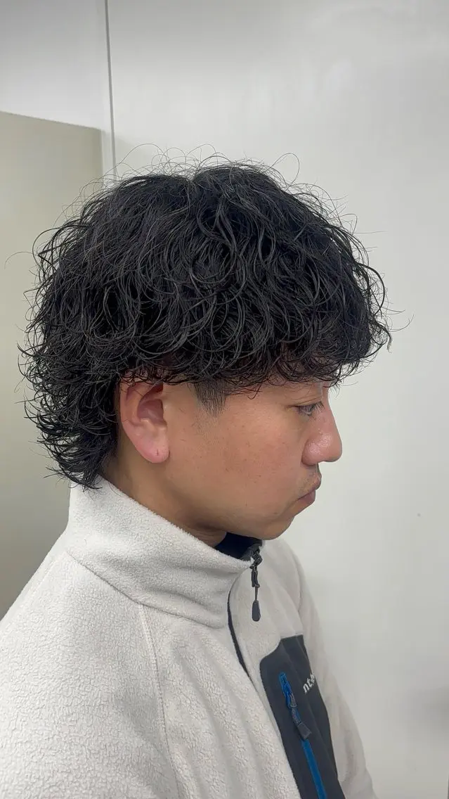 ショート パーマ メンズ カット パーマ 名古屋メンズパーマ /松井生のヘアスタイル