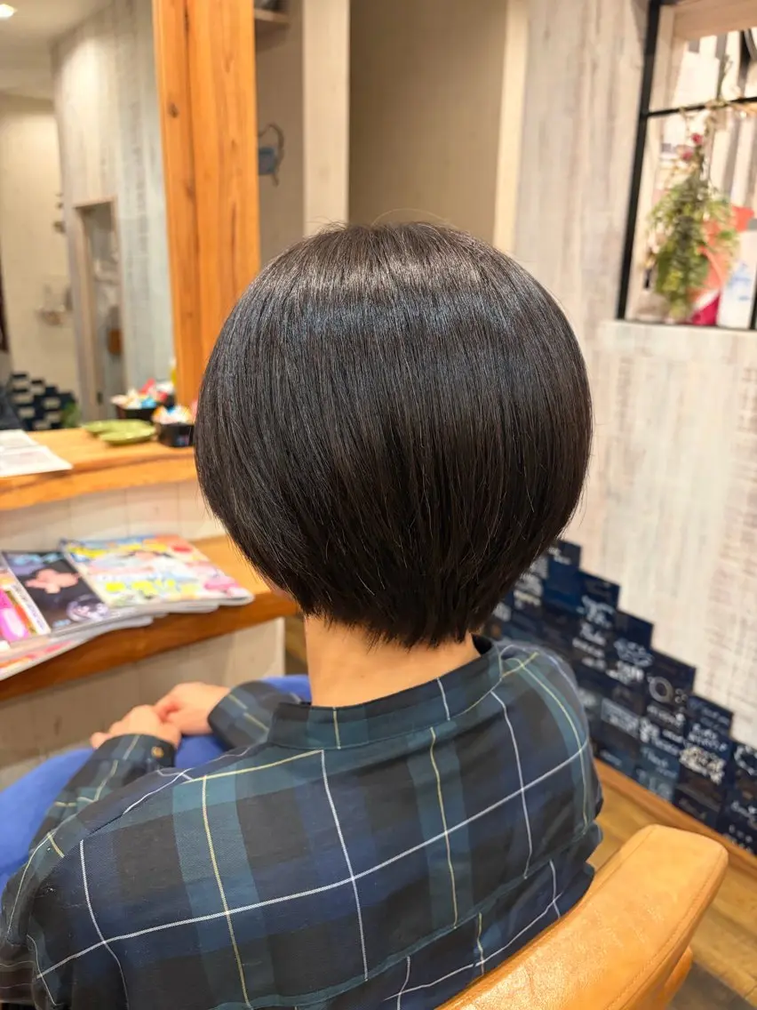ショート ショートヘア カット LeR 彩花のヘアスタイル