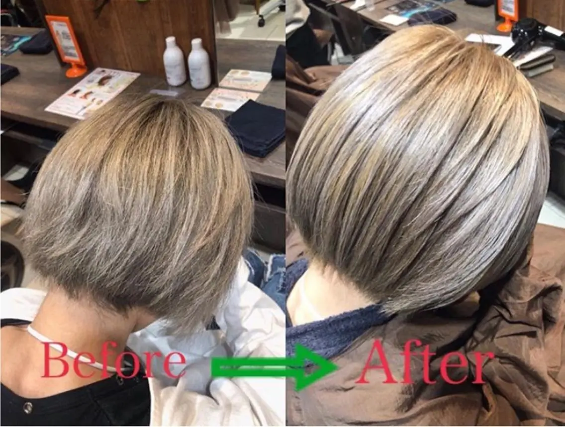 ショート トリートメント カット トリートメント ヘッドスパ コミヤ チナミのヘアスタイル