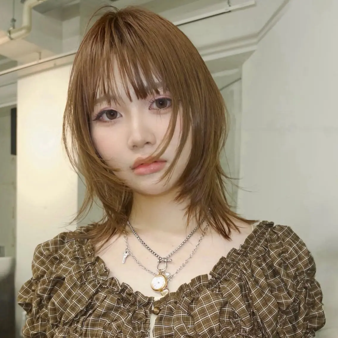 ミディアム SITY. NENE /カラーモデルのヘアスタイル