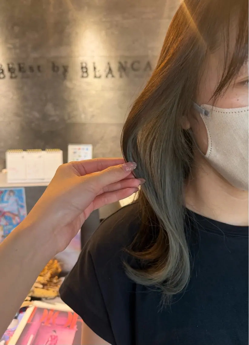 ミディアム ヘアカラー SUMIRE🎀💖 カラーモデル募集中のヘアスタイル