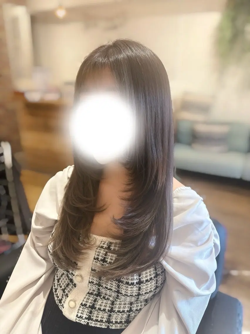 🐰レイヤーカット+髪質に合わせて選べるシャンプートリートメント🧴平日土日19時- ☀️朝8時から◎の写真