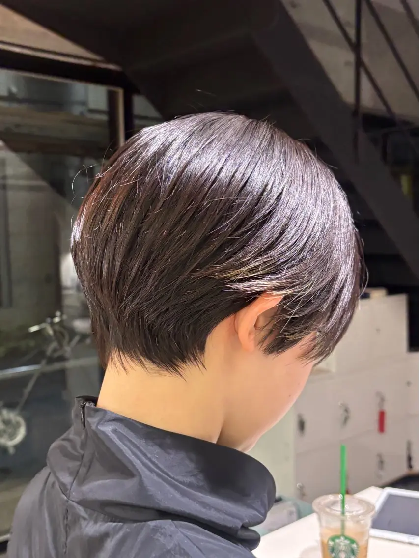 ショートカット+マイクロバブルヘッドスパの写真