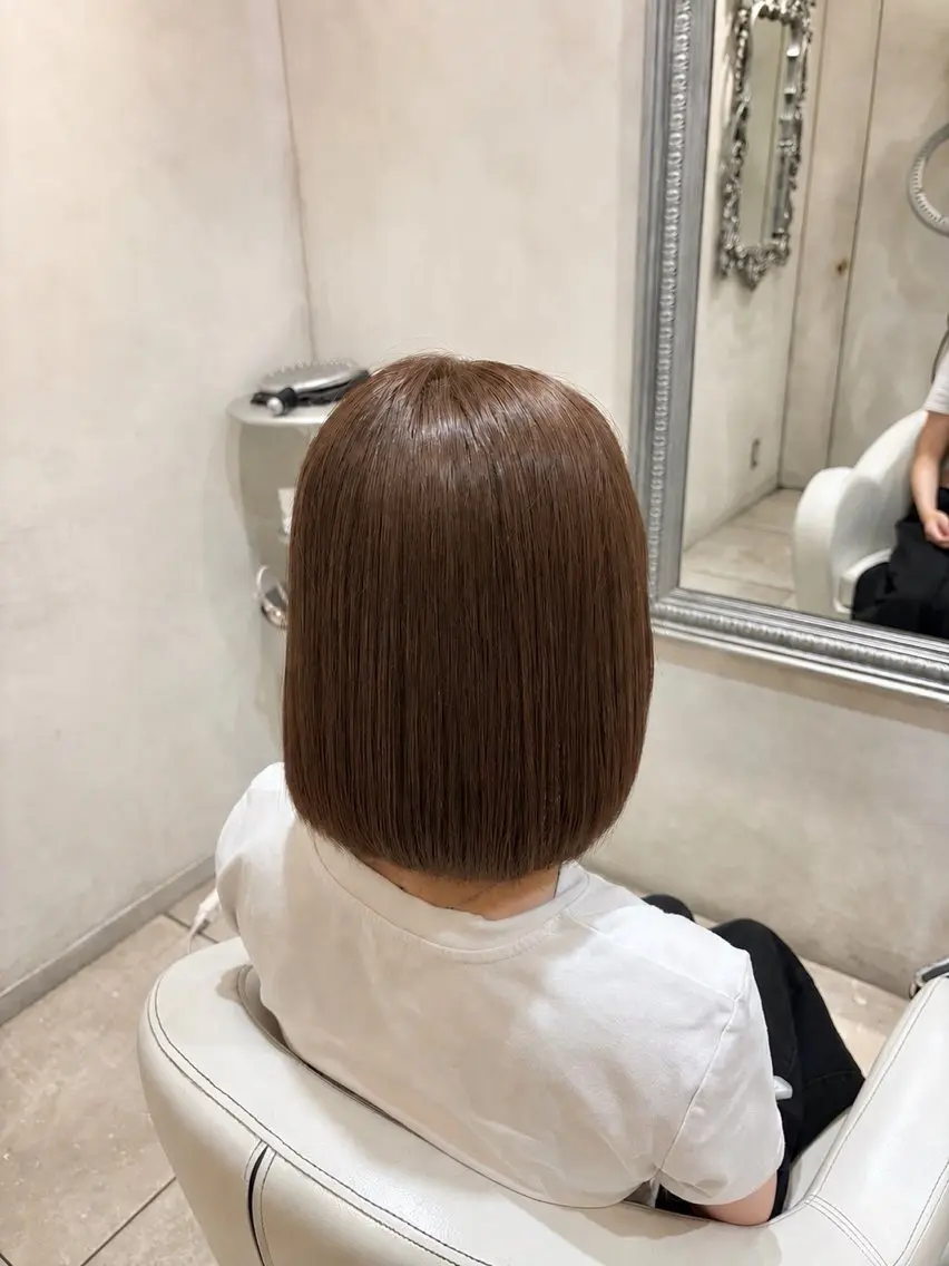 カラー 長田 晴のヘアスタイル