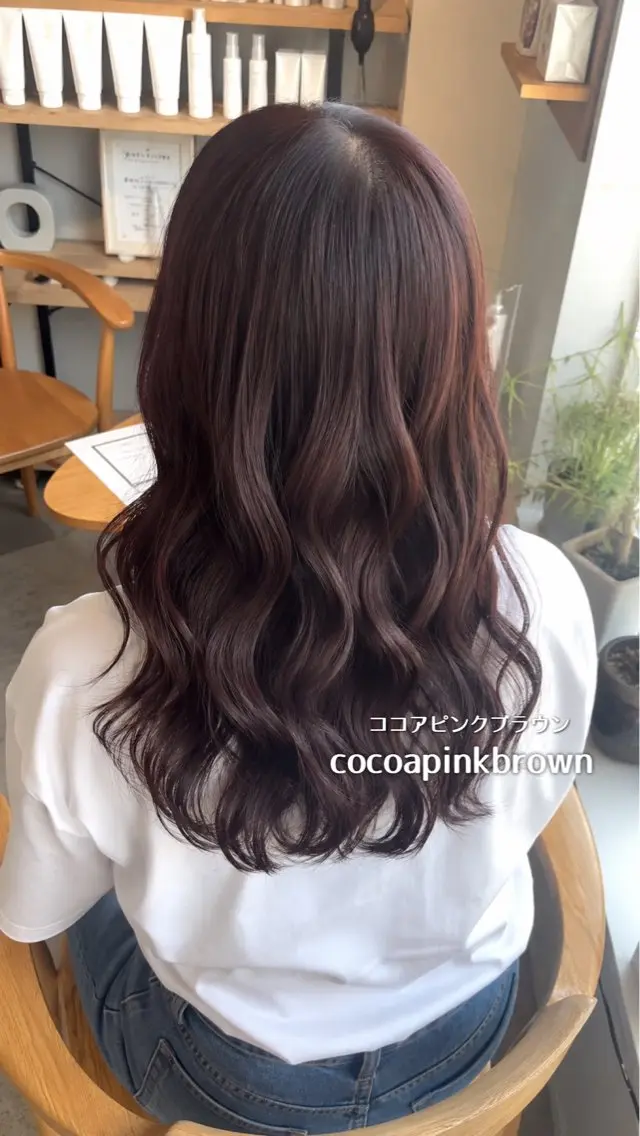 ミディアム カラー カット ヘアカラー ひいな /艶カラー🌿のヘアスタイル