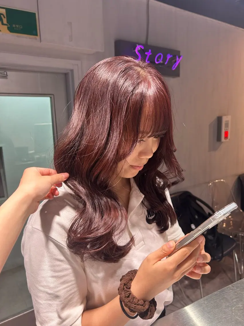 ロング カット ヘアカラー ヘッドスパ レイヤーStyle 🪽菜々実のヘアスタイル
