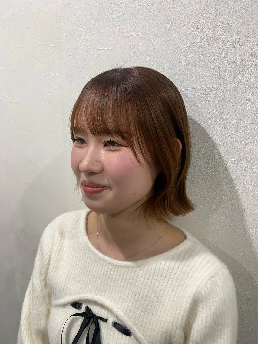 ショート カット 縮毛矯正 髪質改善サロン 梅田/ヨナミネのヘアスタイル