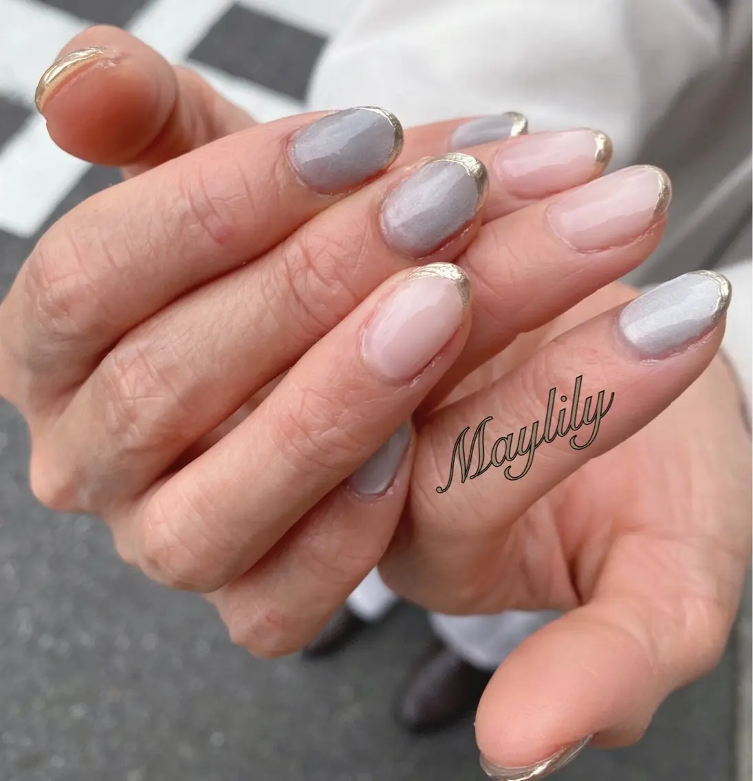 ネイル マグネットネイル ハンドネイル Nail salon Maylilyのネイルデザイン