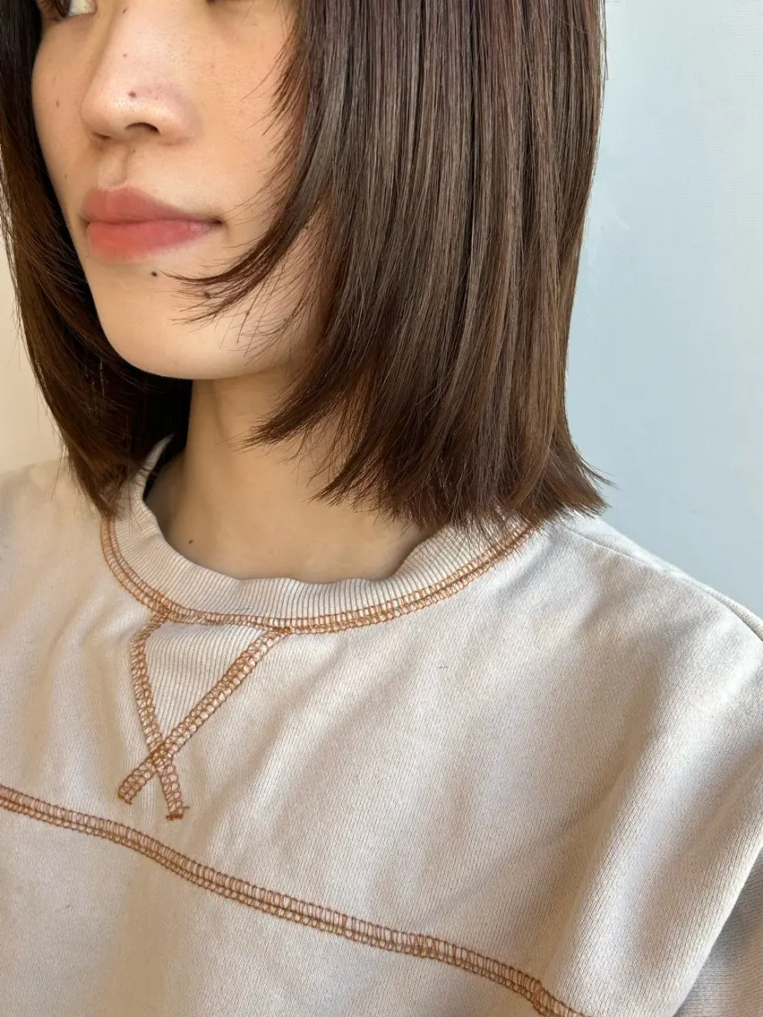 前髪/顔周り　小顔cutの写真