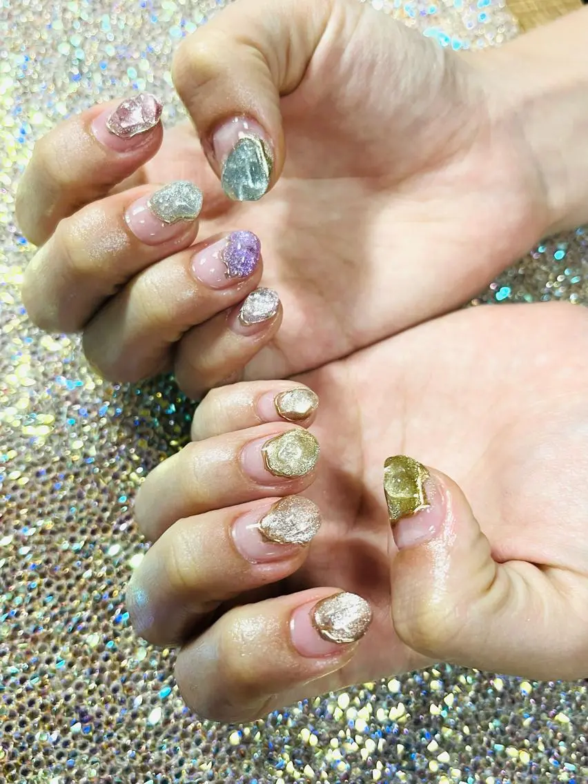 当店人気No.1🩵【ハンド】アバウトオーダー🩵お任せネイル🩵の写真