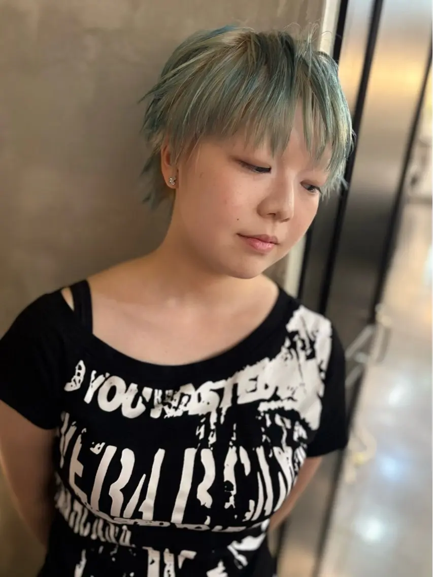 ショート カラー ヘアカラー トリートメント 優作 〜圧倒的信頼〜のヘアスタイル
