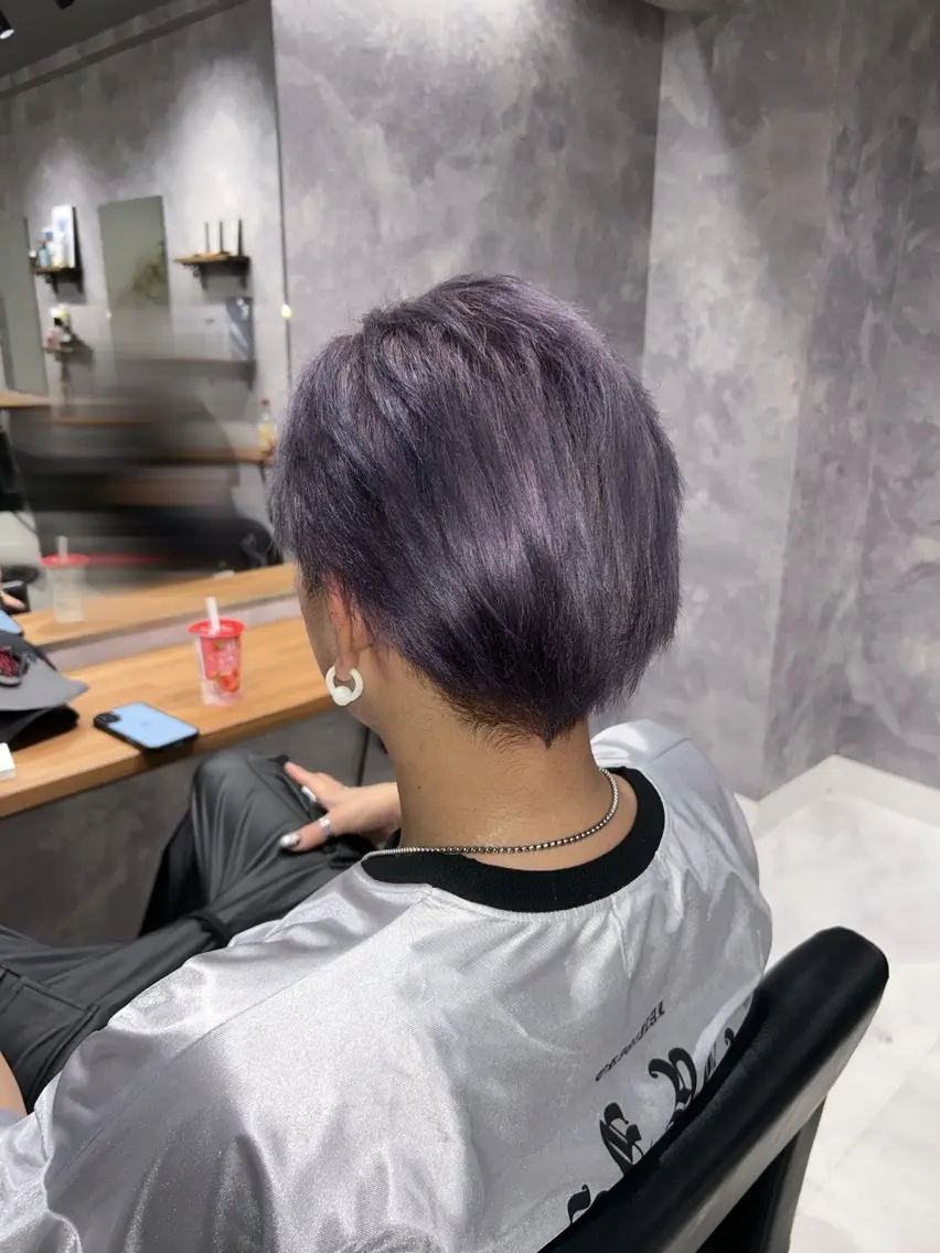 カラー ヘアカラー トリートメント ヘッドスパ 稀代 真羽のヘアスタイル