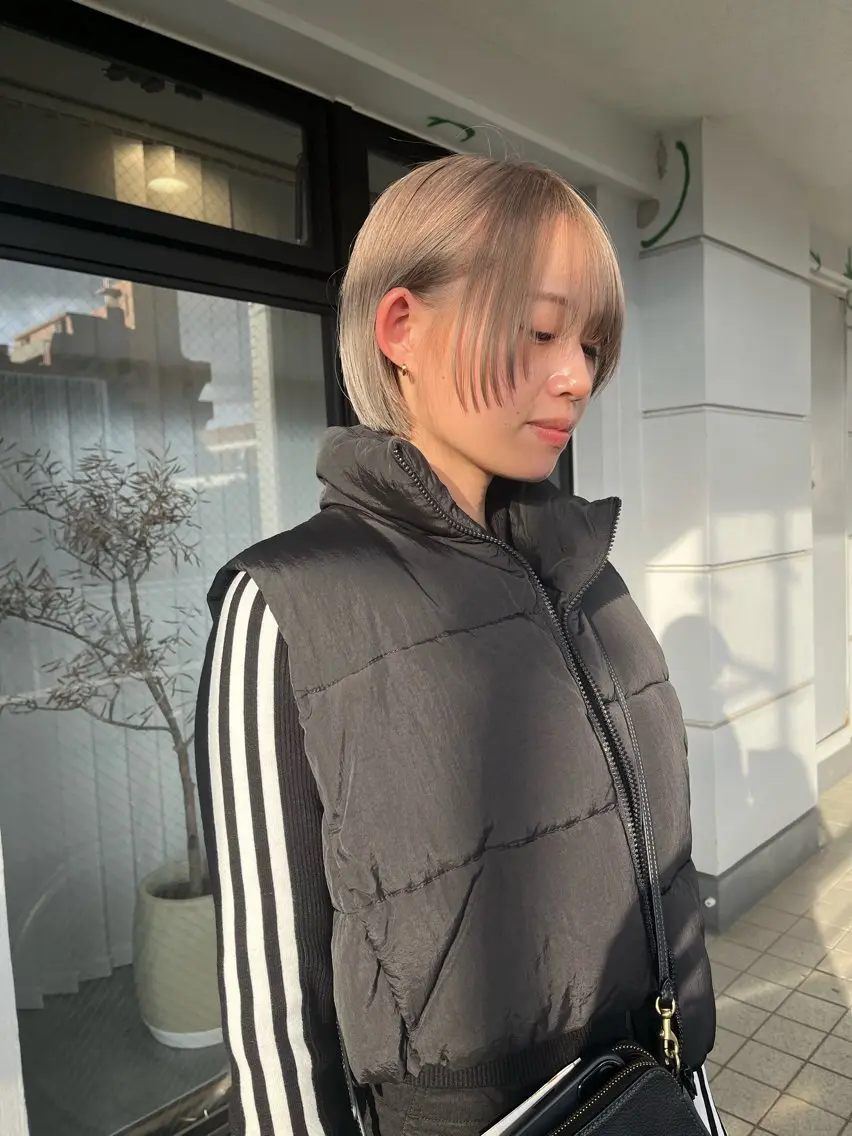 ショート カラー カット ヘアカラー IROW/イロウ天神 大名店 yamaのヘアスタイル