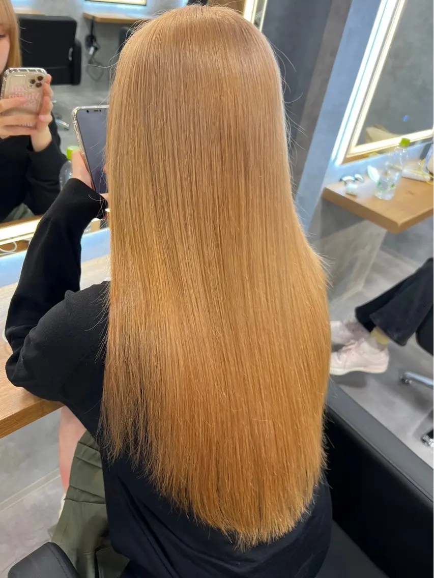 ロング カラー ヘアアレンジ メンズ 🤍透明感カラー🤍 似合わせ🤍AINEのヘアスタイル