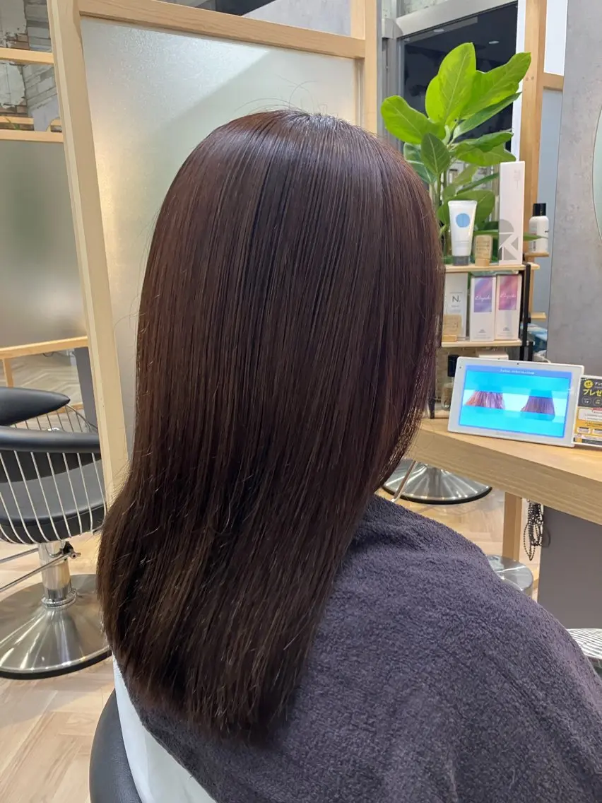 ミディアム カラー ヘアカラー せと みずは　プロフ必読のヘアスタイル