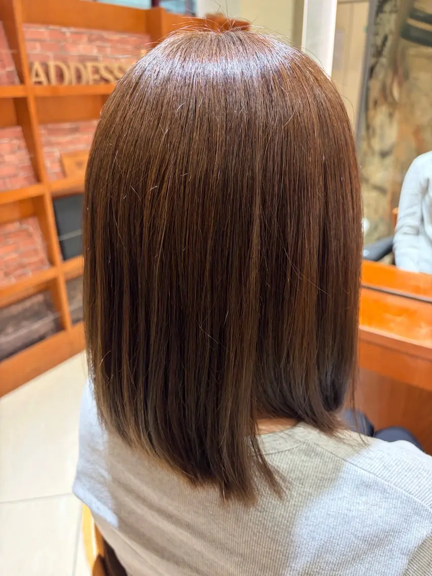 カラー ダブルカラー ヘアカラー 田中 愛子のヘアスタイル