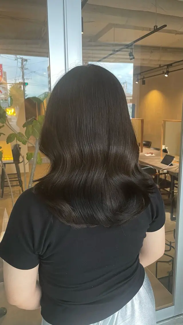 ミディアム Heath 姪浜 ⌇フタバのヘアスタイル