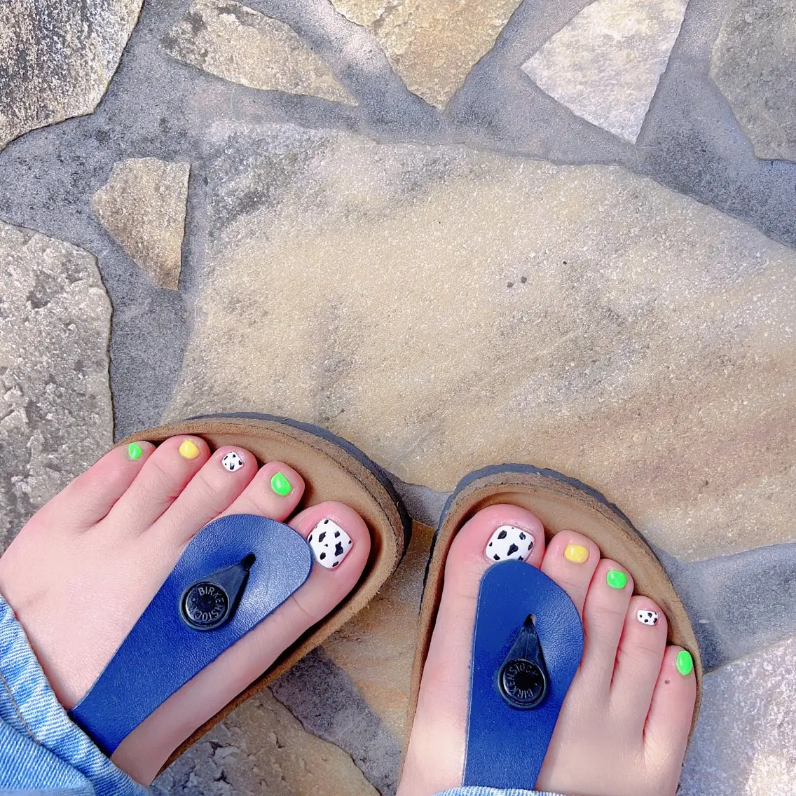 ショート めぐみのネイルサロン スタッフ練習のネイルデザイン