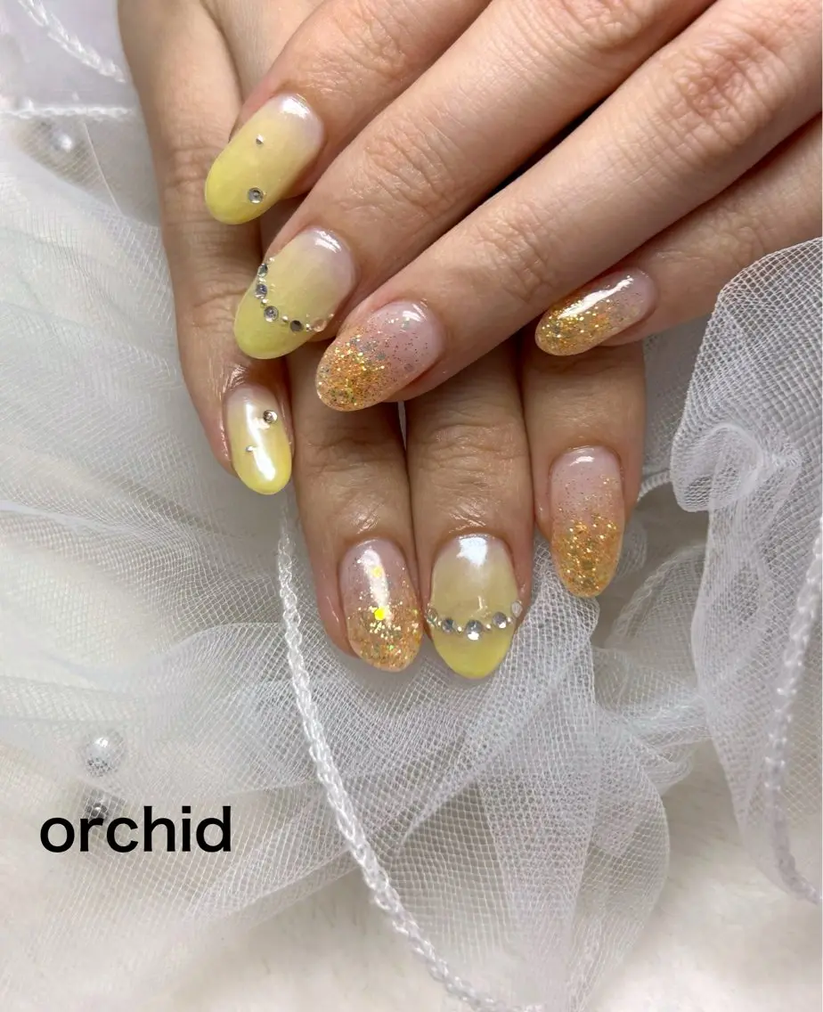 ネイル ハンドネイル orchid ♡オーキッドのネイルデザイン